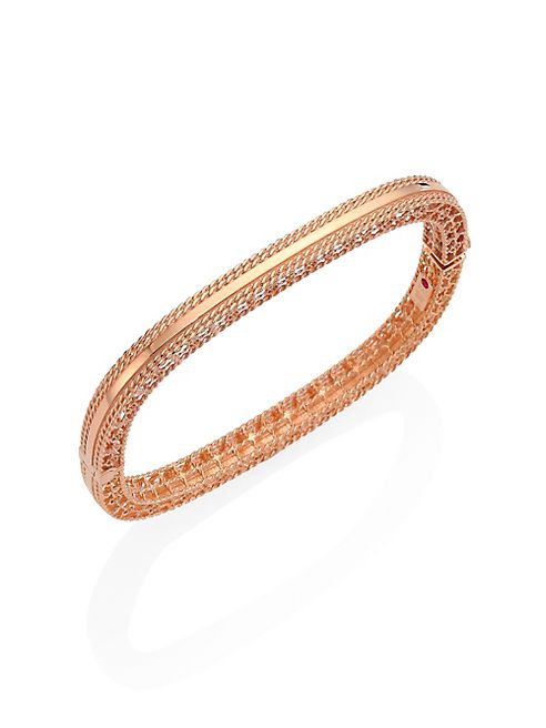 Roberto Coin - Princess 18K Rose Gold Bangle Bracelet