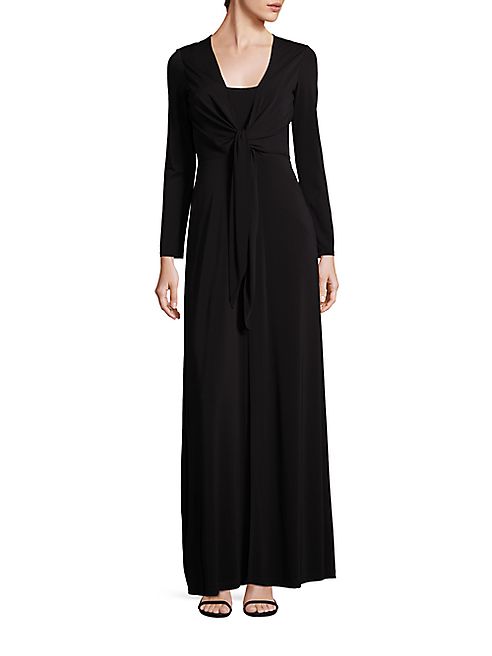 Alice + Olivia - Salina Tie-Front Gown