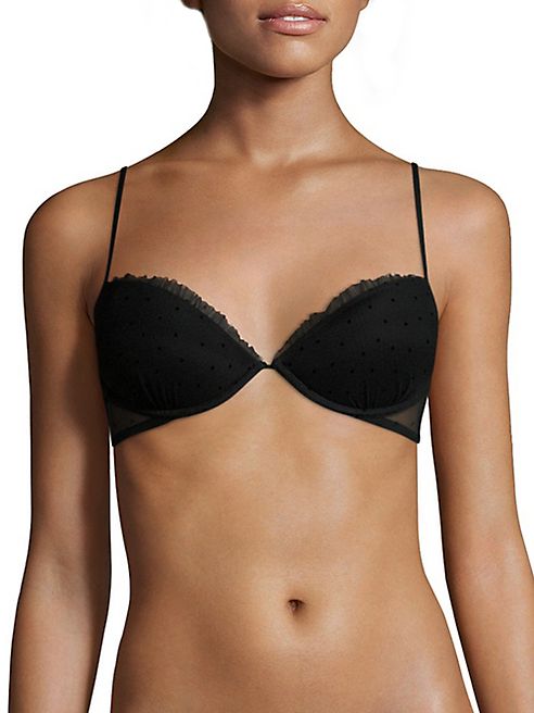 La Perla - Plumetis Polka Dotted Push-Up Bra