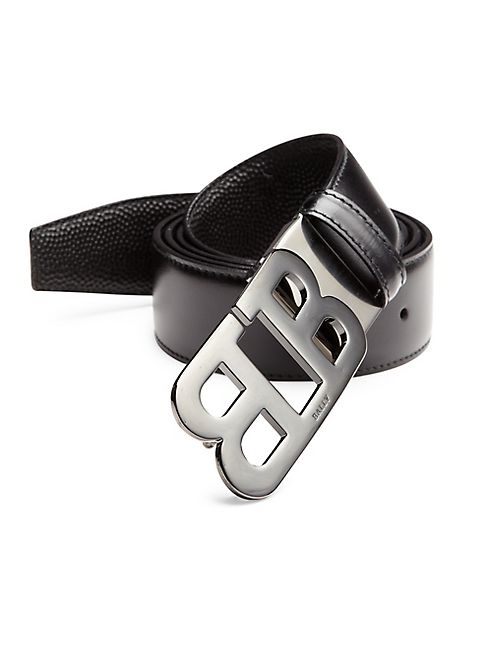 Bally - Textured Leather Belt