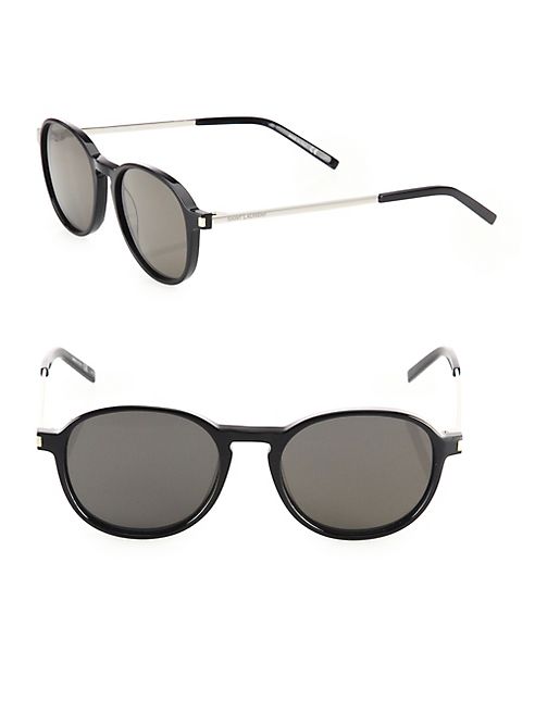 Saint Laurent - 51MM Round Pantos Sunglasses