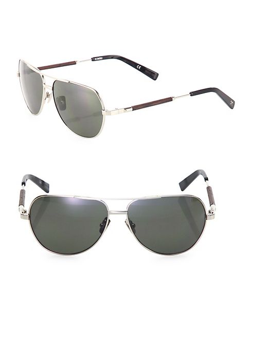 Shwood - 53mm Titanium & Ebony Sunglasses