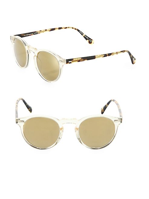 Oliver Peoples - Gregory Peck 47MM Round Sunglasses