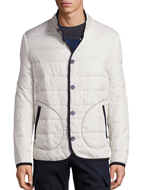 Saks Fifth Avenue Collection - Quilted Long Sleeve Jacket