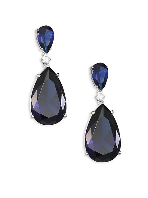 Adriana Orsini - Double Crystal Teardrop Earrings