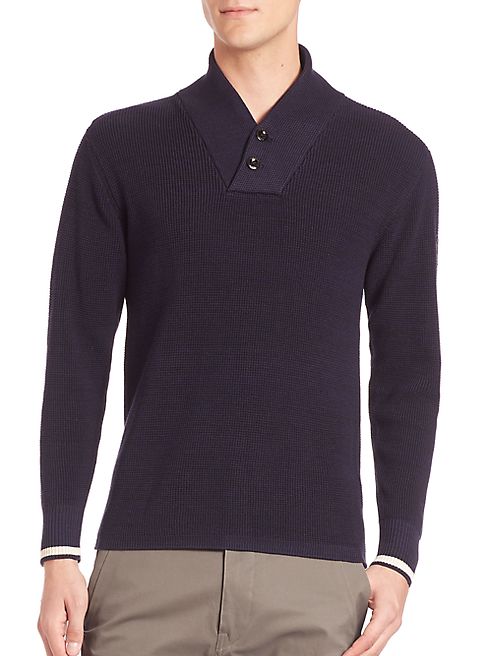 G-Star RAW - Ezra Textured Shawl Knit Sweater