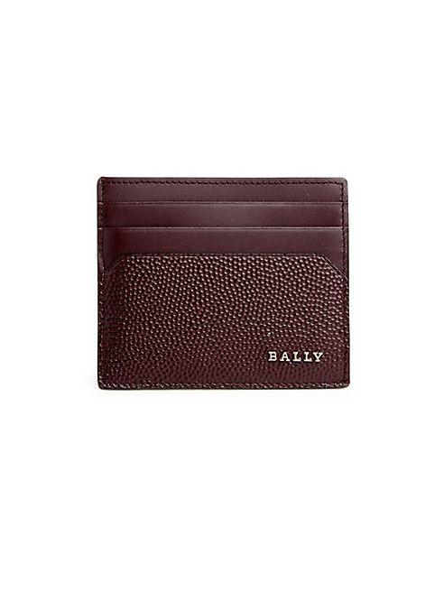 Bally - Textured   Leather Card Case