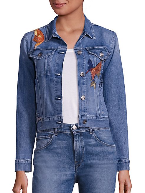 3x1 - Embroidered Denim Jacket