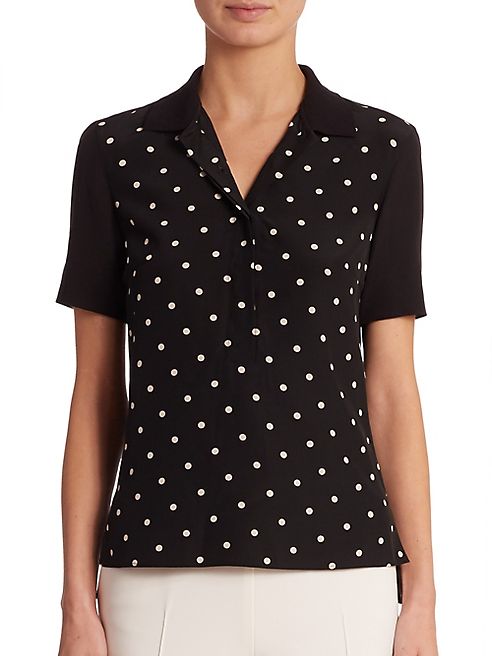 Akris punto - Polka Dot Blouse