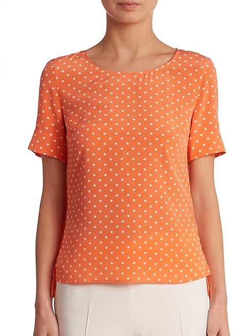 Akris punto - Silk Polka Dot Blouse