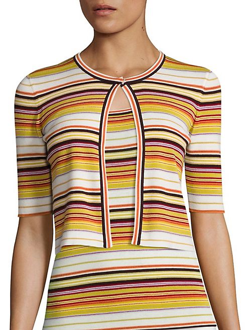 Akris punto - Multistriped Wool Cardigan