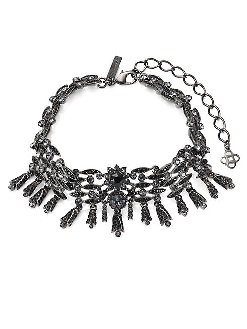 Oscar de la Renta - Tulip Crystal Bib Necklace