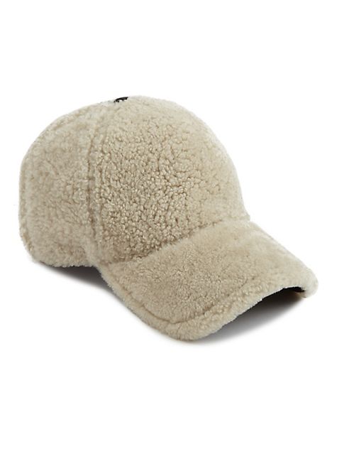 Rag & Bone - Marilyn Shearling Baseball Cap