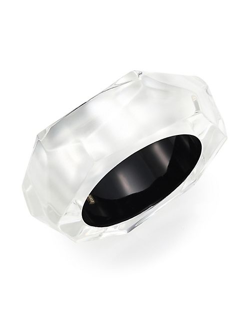 Alexis Bittar - Faceted Lucite Bangle Bracelet