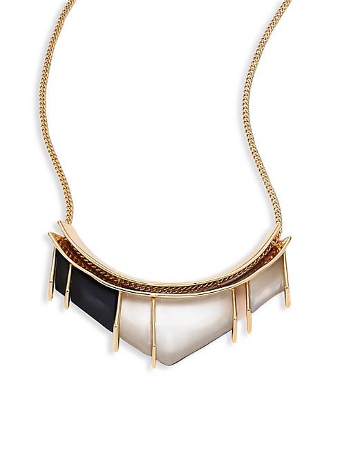 Alexis Bittar - Lucite Crescent Pendant Necklace