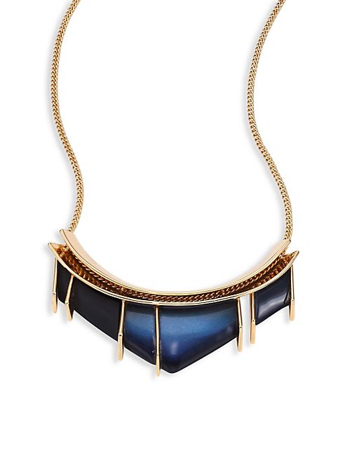 Alexis Bittar - Lucite Crescent Pendant Necklace