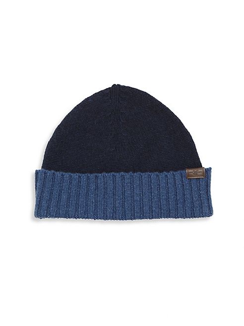 Hickey Freeman - Two-Toned Cashmere Beanie