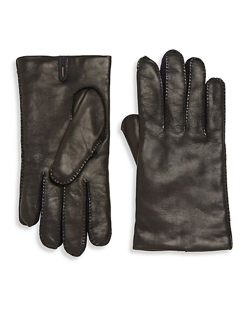 Hickey Freeman - Stitched Leather Gloves