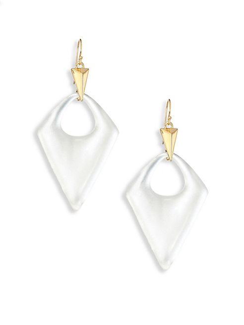 Alexis Bittar - Pointed Pyramid Lucite Drop Earrings