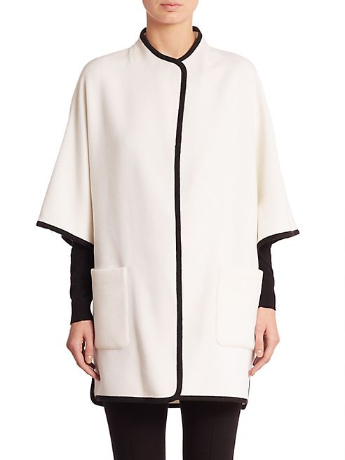 Akris punto - Wool Cape Jacket