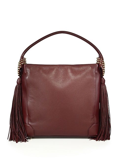 Christian Louboutin - Eloise Empire Studded Leather Hobo Bag