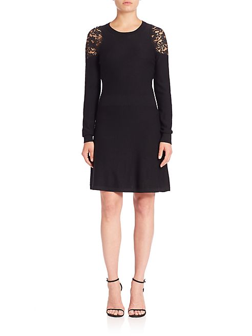 Sonia by Sonia Rykiel - Fit-&-Flare Wool Blend Dress