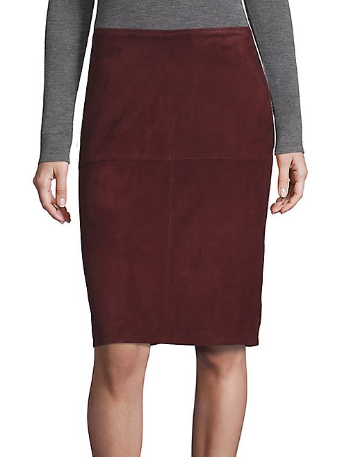 Eileen Fisher - Suede Pencil Skirt