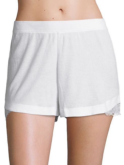 SKIN - Waffle Textured Sleep Shorts