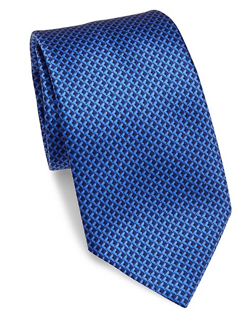 Ermenegildo Zegna - Diamond Printed Silk Tie