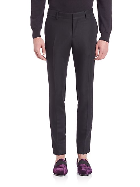 Bally - Slim-Fit Virgin Wool & Mohair Pants