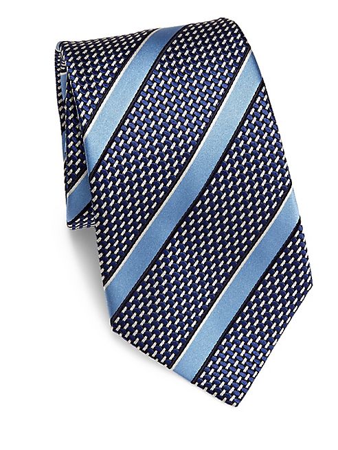 Ermenegildo Zegna - Striped Silk Tie