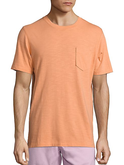 Saks Fifth Avenue Collection - Short Sleeve Slub Tee