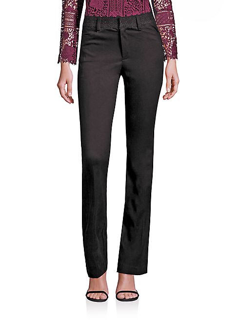 Nanette Lepore - Lace Detail Flared Pants