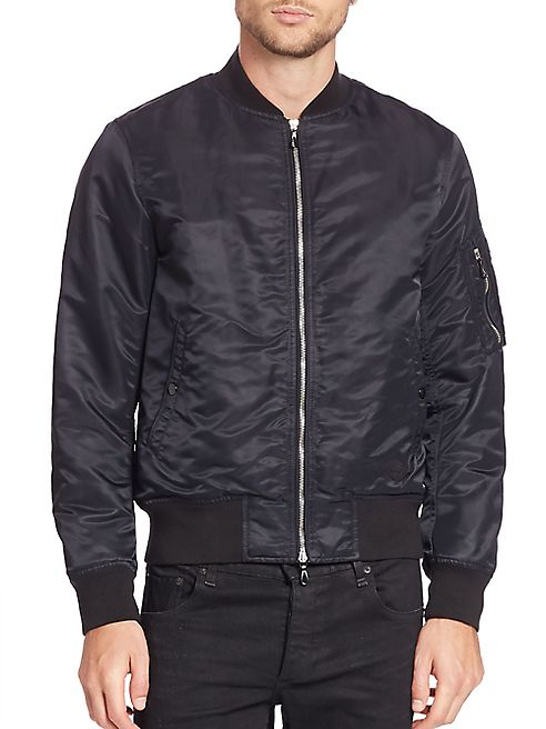 Rag & Bone - Long Sleeve Bomber Jacket