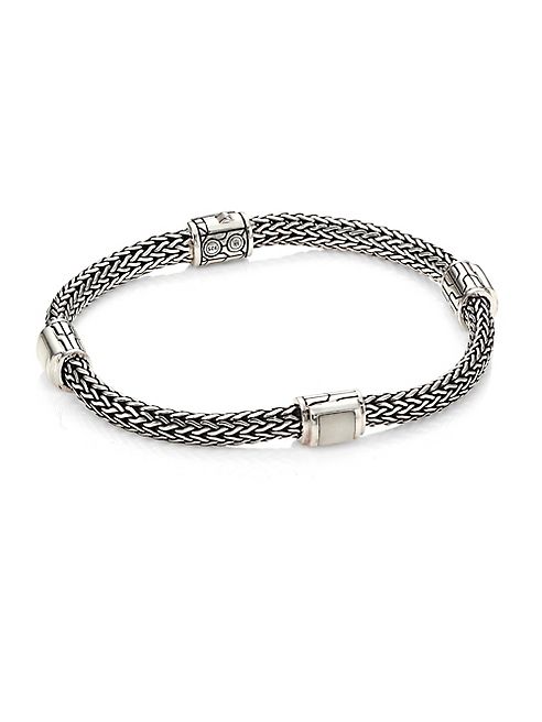 John Hardy - Classic Chain Extra Small Sterling Silver Four Station Bracelet