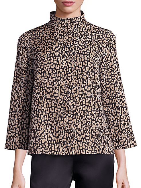 Lafayette 148 New York - Lynx Animal Jacquard Vanna Jacket