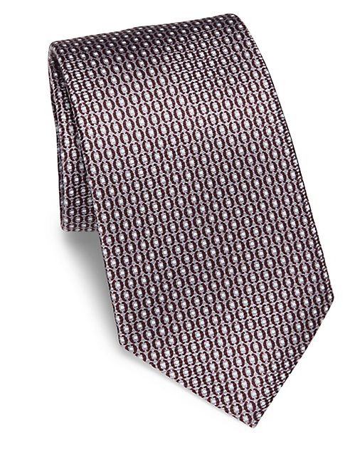 Ermenegildo Zegna - Dot & Parenthesis Silk Tie