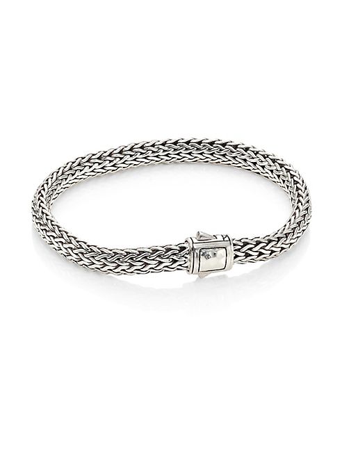 John Hardy - Classic Chain Small Hammered Silver Chain Bracelet