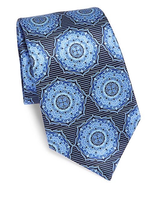 Ermenegildo Zegna - Floral Printed Silk Tie