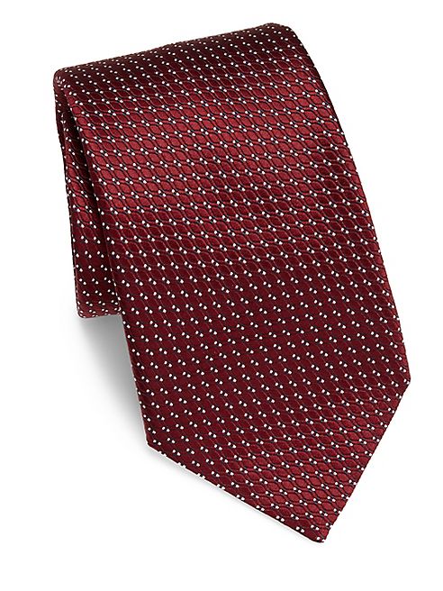 Ermenegildo Zegna - Geometric Silk Tie