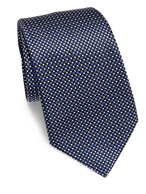 Ermenegildo Zegna - Checkered Silk Tie