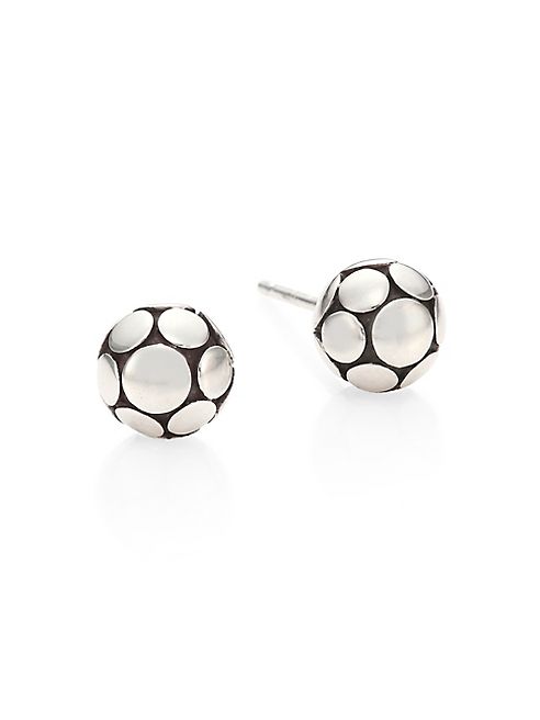 John Hardy - Dot Small Silver Ball Stud Earrings