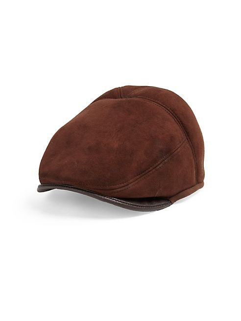 UGG - Shearling Sheepskin Newsboy Cap