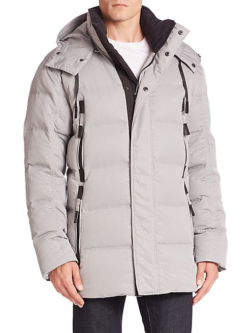 Andrew Marc - Debossed Down Parka