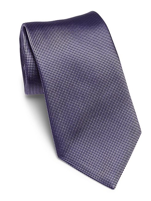 Ermenegildo Zegna - Diamond Patterned Silk Tie