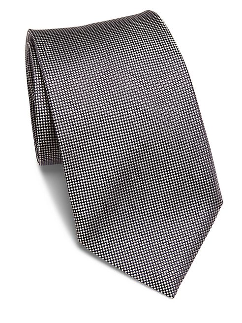 Ermenegildo Zegna - Diamond Printed Silk Tie