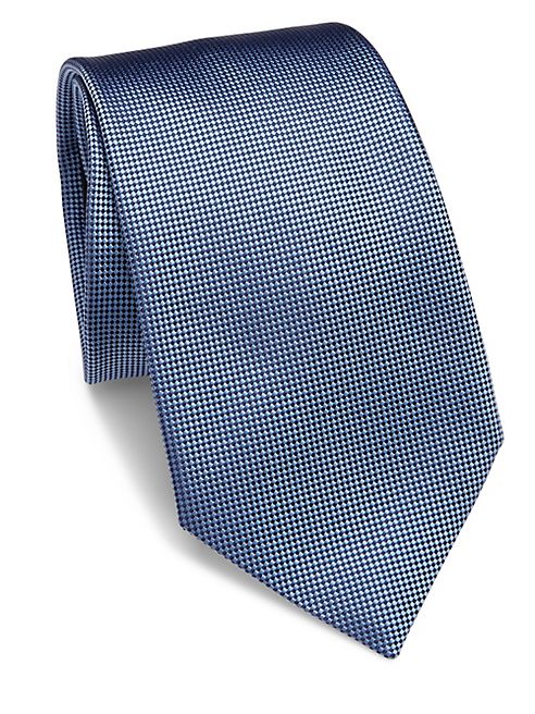 Ermenegildo Zegna - Diamond Patterned Silk Tie