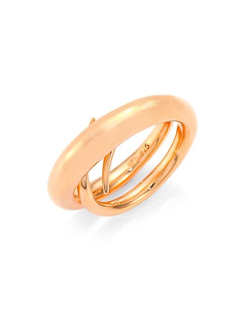 Charlotte Chesnais - Unchained Ring/Rose Goldtone