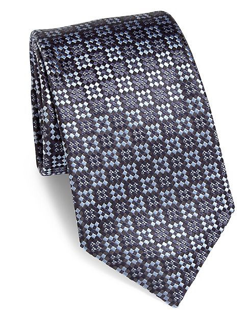 Ermenegildo Zegna - Diamond Woven Silk Tie