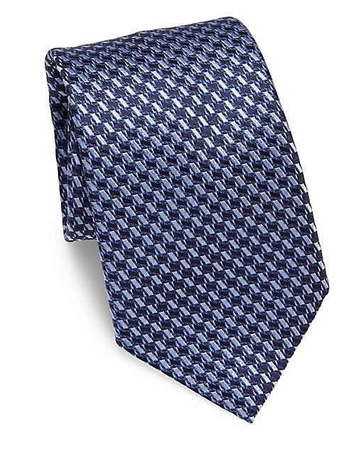 Ermenegildo Zegna - Geometric Silk Tie